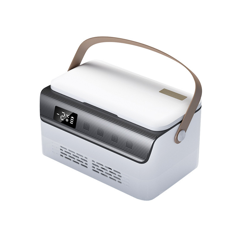Free Shipping Insulin Refrigerated Box Portable Small Refrigerator Rechargeable Large Capacity Special Medicine Refrigerator Travel Carry-On