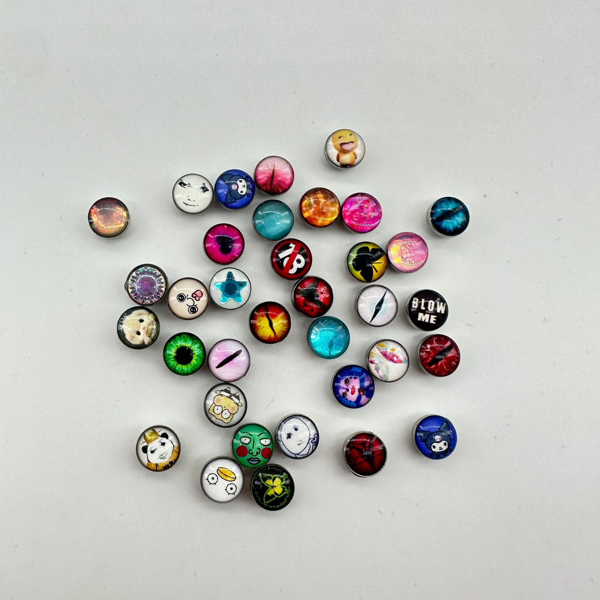 Tongue Nail Coated Titanium Steel Blind Box Randomly Sent High-End Human Body Accessories Cross-Border Piercing Jewelry