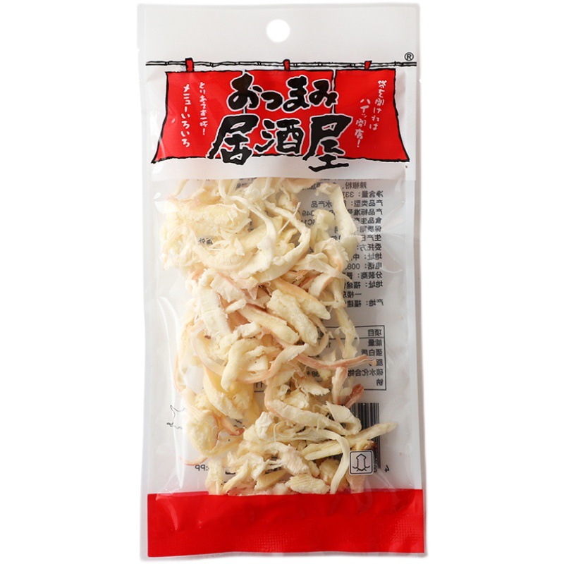 Jujiu Wu cuttlefish grilled shredded Japanese-style hand-shredded Instant spicy seafood Seafood seafood for appetizing wine snacks 33g