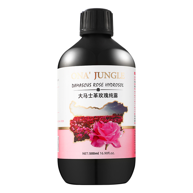 Damascus Rose Pure Dew Turkic Rose Flower Water Hydrating and Moisturizing Toner Spa Grade Wet Compress Manufacturer