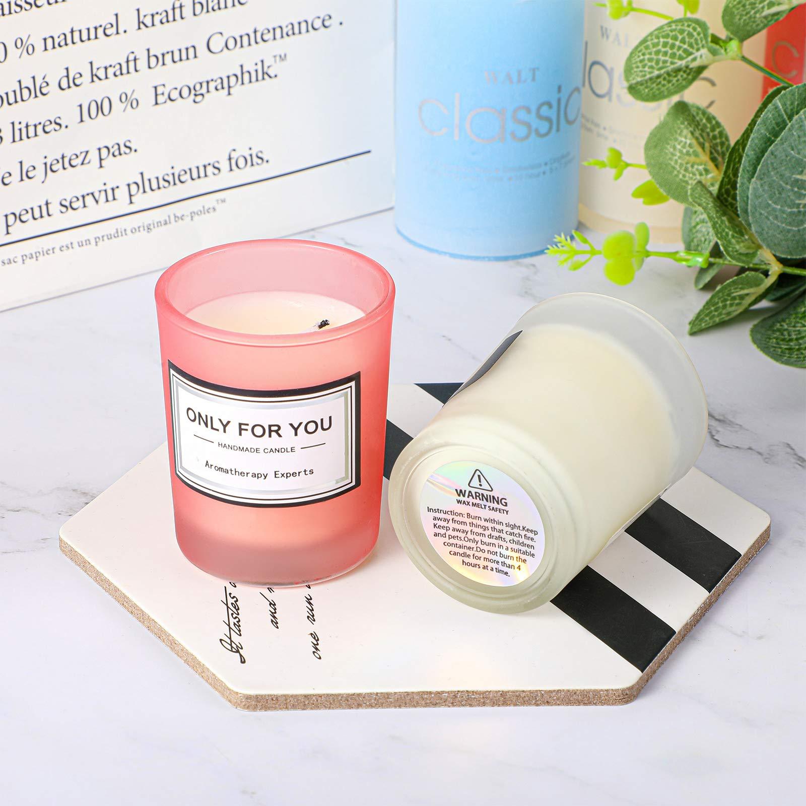 Amazon eBay cross-border hot products candle warning label candle jar container sticker Candle safety label