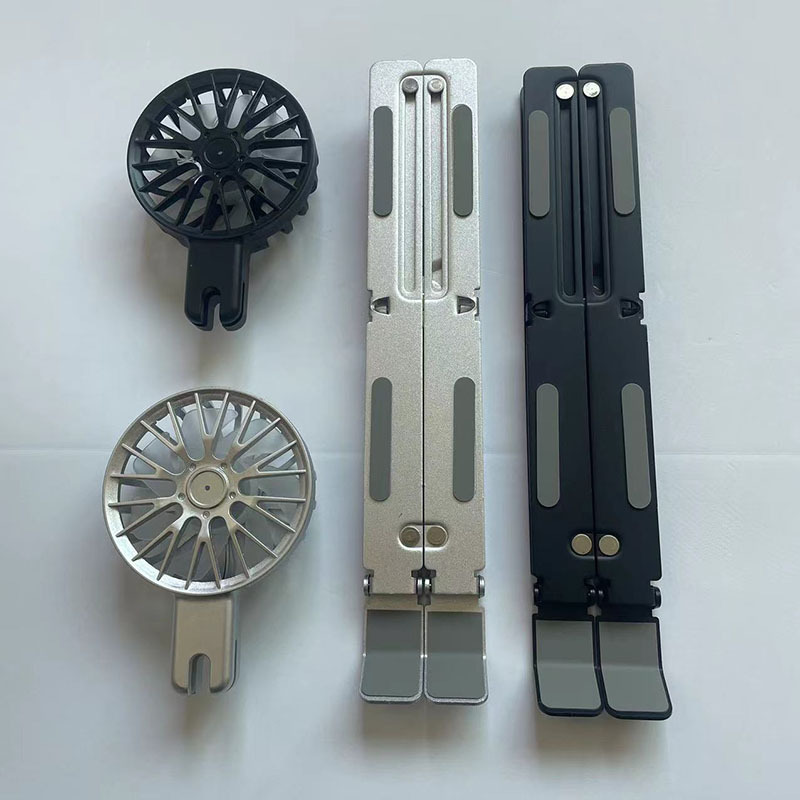 Cross-Border Laptop Stand Bracket Desktop Plus Heightening Radiator Folding Portable Support Tablet Fan