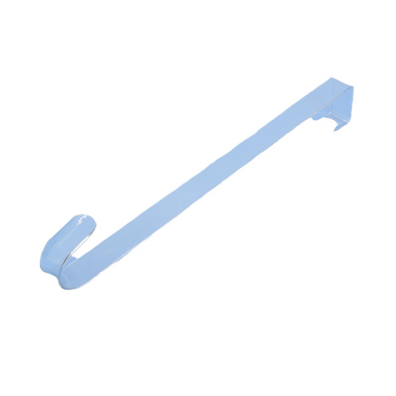 Transparent Simple Hooks, Nail-Free Door Back Hooks, Storage Hooks, Bedroom Room Plastic Clothing Hooks