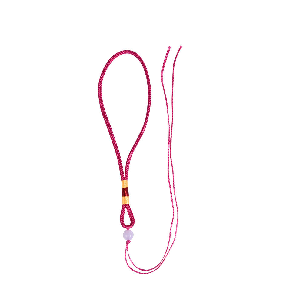 Jade Bead Lanyard Sachet Handle Rope, Buddhist Prayer Bead Lanyard Sachet, Incense Bracelet Lanyard DIY Accessory Rope