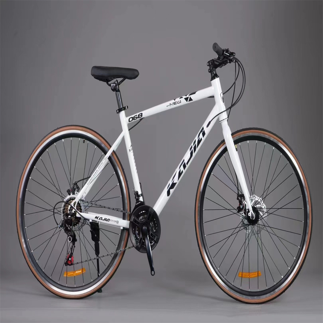 700C Road Bicycle Road Bike for Men and Women Urban Cycling Work Clothing Light Variable Speed Retro Thin Wheel Adult Bicycle