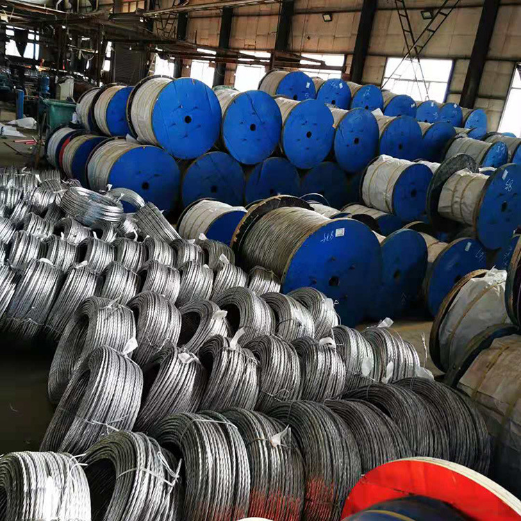 Hot-Dip Galvanized Steel Strand 7-Strand 19-Strand Steel Strand Gj25-150 Square Anti-Rust Communication Power Grounding Wire Pull Wire