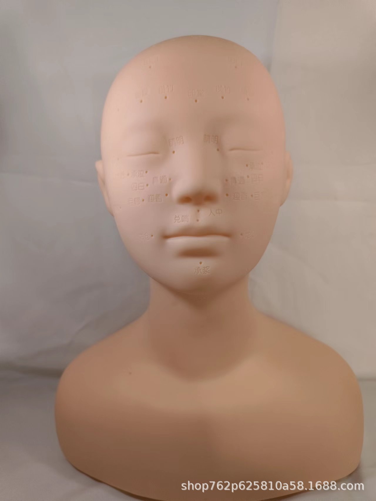 Skin management head model beauty dummy head model beauty model head face massage head model grafting eyelash