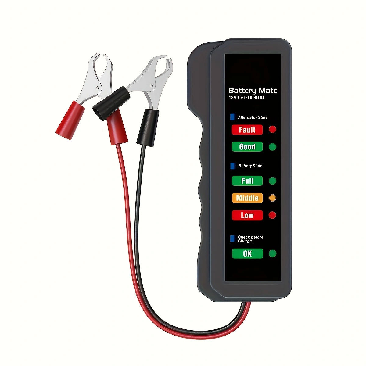 Carbatterytester Car Battery Tester Battery Tester 12V Motorcycle Portable Car