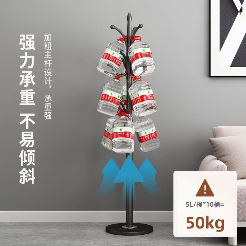 Manufacturer Customized Simple Hanging Bag Rack Coat Rack Floor-Standing Bedroom Clothes Rack Indoor Vertical Clothes Rack Modern Home