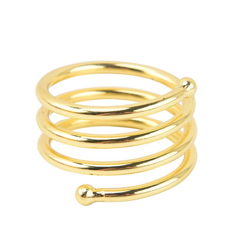 Sparkling Hotel Jewelry Napkin Buckle Slingshot Shape Napkin Ring Tableware Napkin Ring