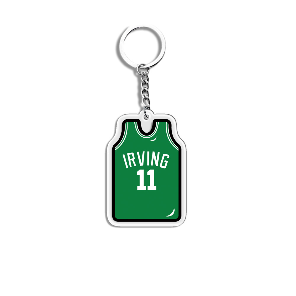 NBA Kobe Curry Basketball Star Acrylic Pendant Jersey Keychain Pendant Fan Souvenir