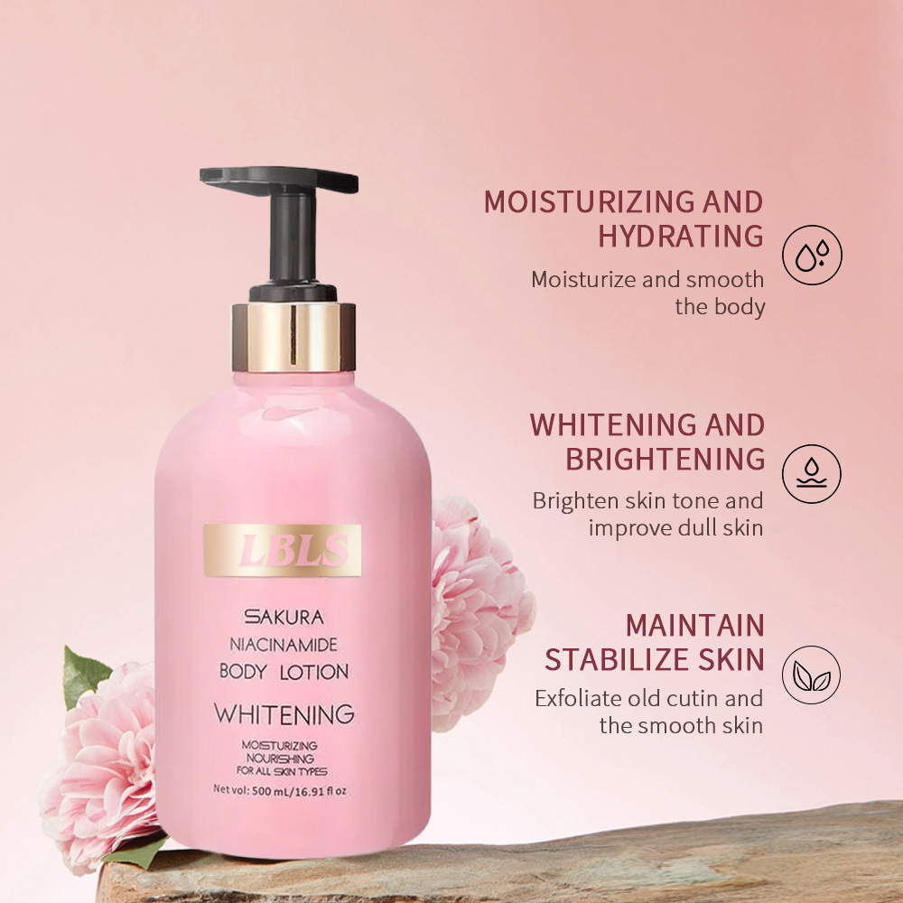 Cross-border LBLS Niacinamide Body Milk Moisturizing and Smooth Moisturizing Moisturizing Improving Dry Moisturizing Lotion