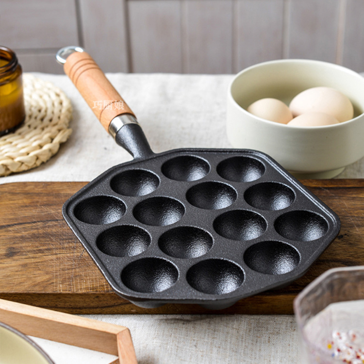 Octopus Pellet Pot Baking Pan Commercial Quail Egg Mold Uncoated Household Egg Non-stick Shrimp Egg Baking Pan