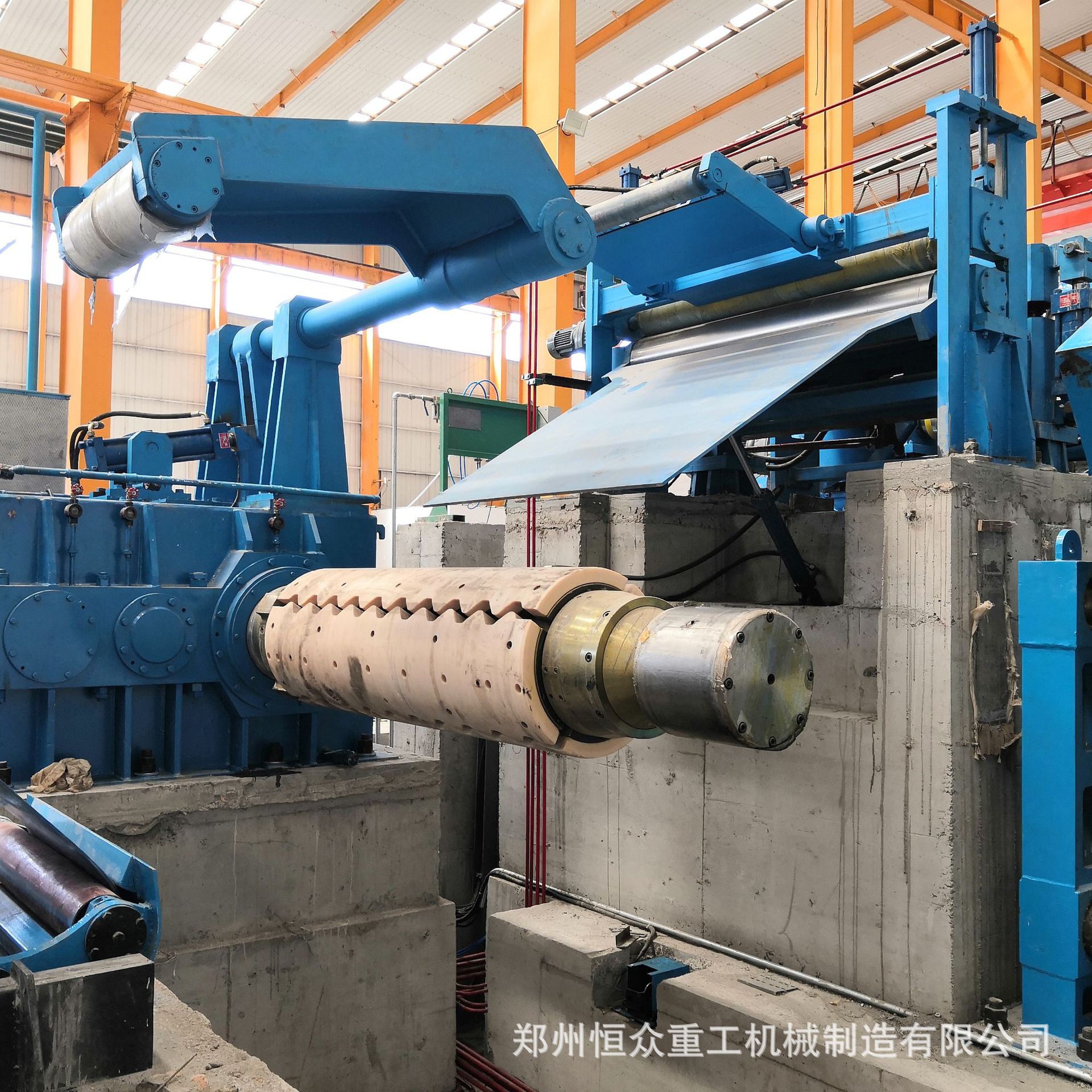 Hengzhong Heavy Roll Edge Cutting Machine Alloy Aluminum Plate Heavy Rolling Rewind High Efficiency Renovation Automation Equipment