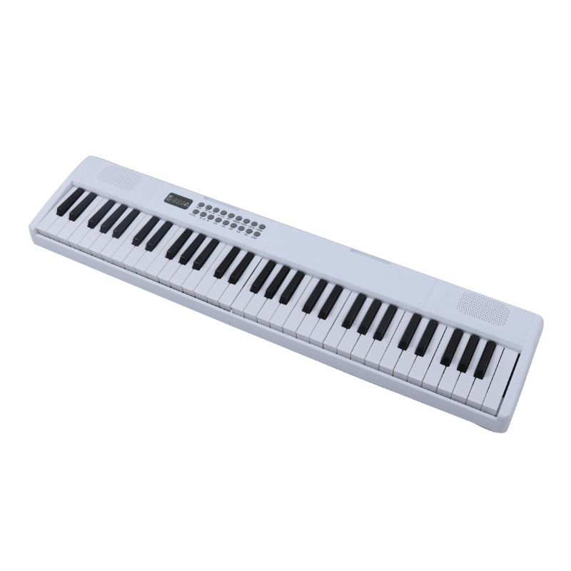 Entry-Level Foldable Portable Piano for Beginners, Children, Students, Home Use, Wholesale, Multifunctional Rechargeable 61-Key Electronic Keyboard