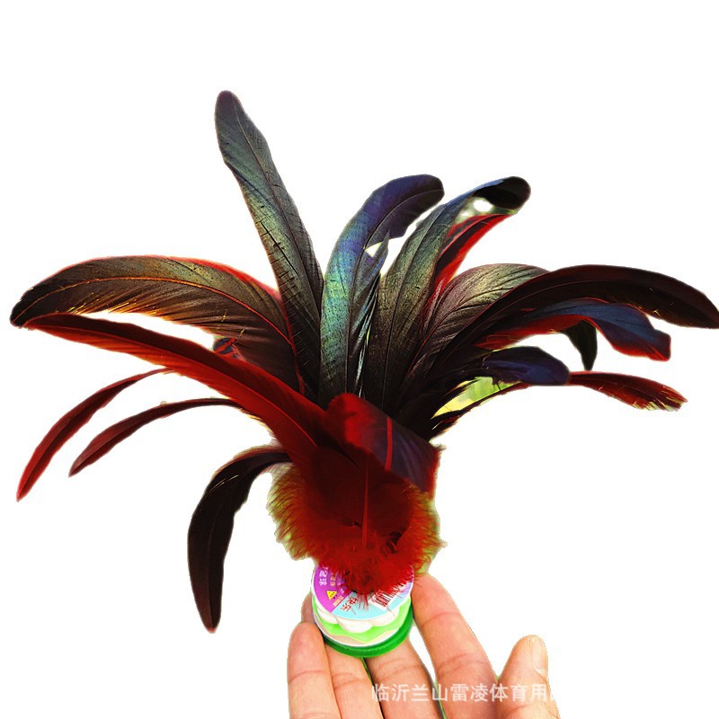 Rooster Feather Shuttlecock Chicken Tail Shuttlecock Adult Fitness Shuttlecock Student Shuttlecock Chicken Tail Feather Shuttlecock Factory Batch Formulation