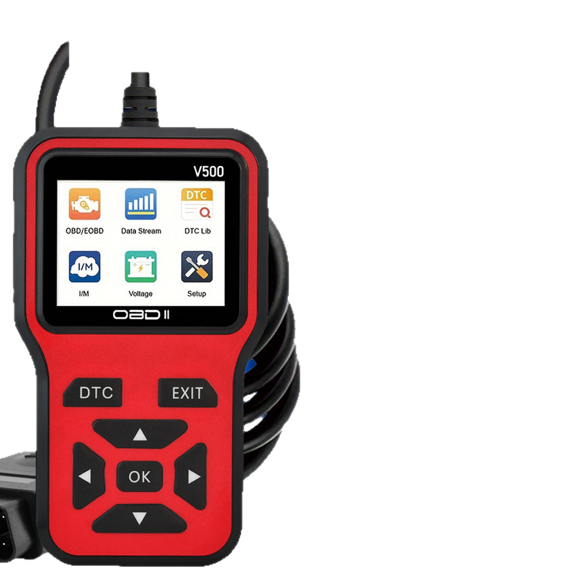 V500 Car Fault Detector Diagnostic Instrument Obd2 Decoder Eraser Universal Display Accurate Decoding