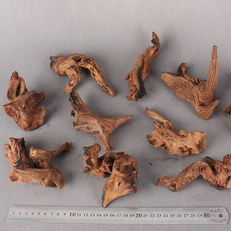 Spot Wholesale Fish Tank Micro Landscape Landscaping Decoration Wood Aquarium Landscaping Decoration Sunken Wood