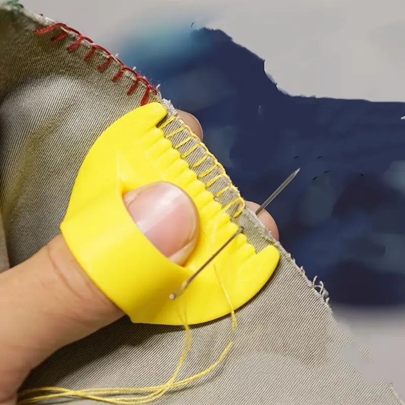 Cross-border New Hand-stitched Sewing Needle Gauge Measuring Tool Household Seam Edge Lock Fabric Hand Guard Auxiliary Tool