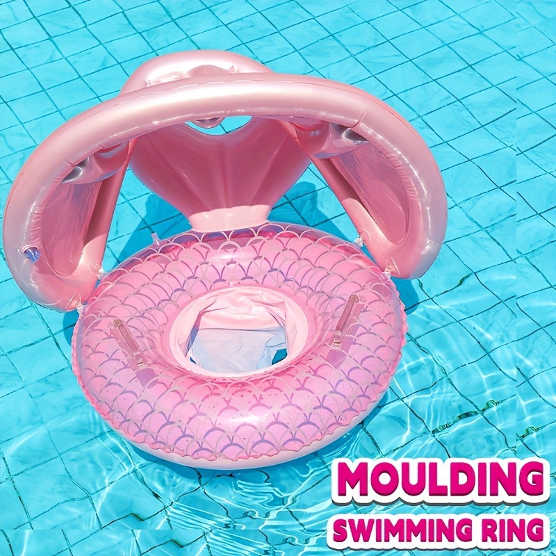2026 Новый кросс-бордер дропшиппинг, 1 розовый хвост русалки, надувное кольцо для плавания