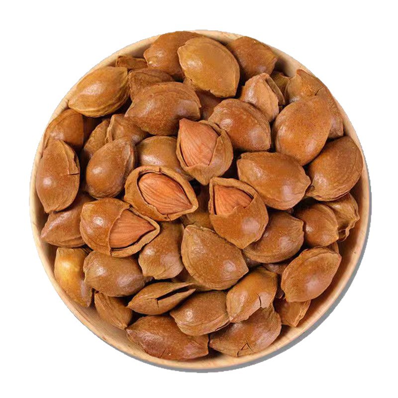 New Arrival Almond Wholesale Hand-Peeled Apricot Hard-Shell Small White Apricot Nuts Ginkgo Large Almond Open Roasted Apricot Kernel Snacks