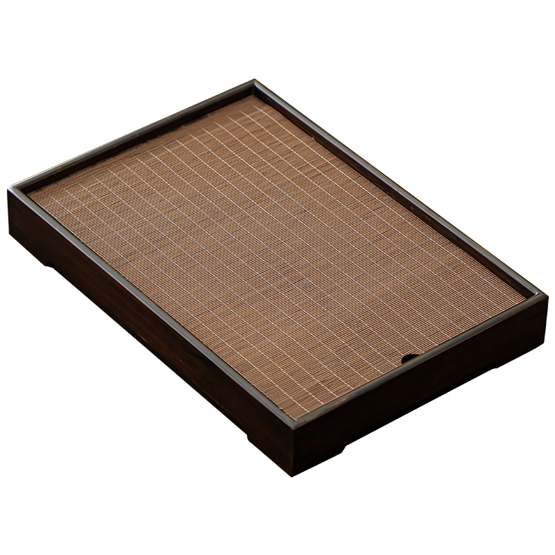 Storage Bamboo Mat Tea Tray Portable Japanese-Style Water Storage Tea Table for One Person Modern Tea Set