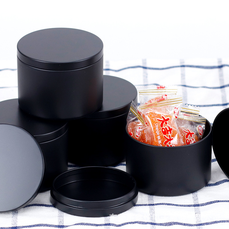 Spot Candle Jar 8oz4oz Scented Candle Jar Factory Direct Sales Export Special Candle Jar Tinplate Round Jar Iron