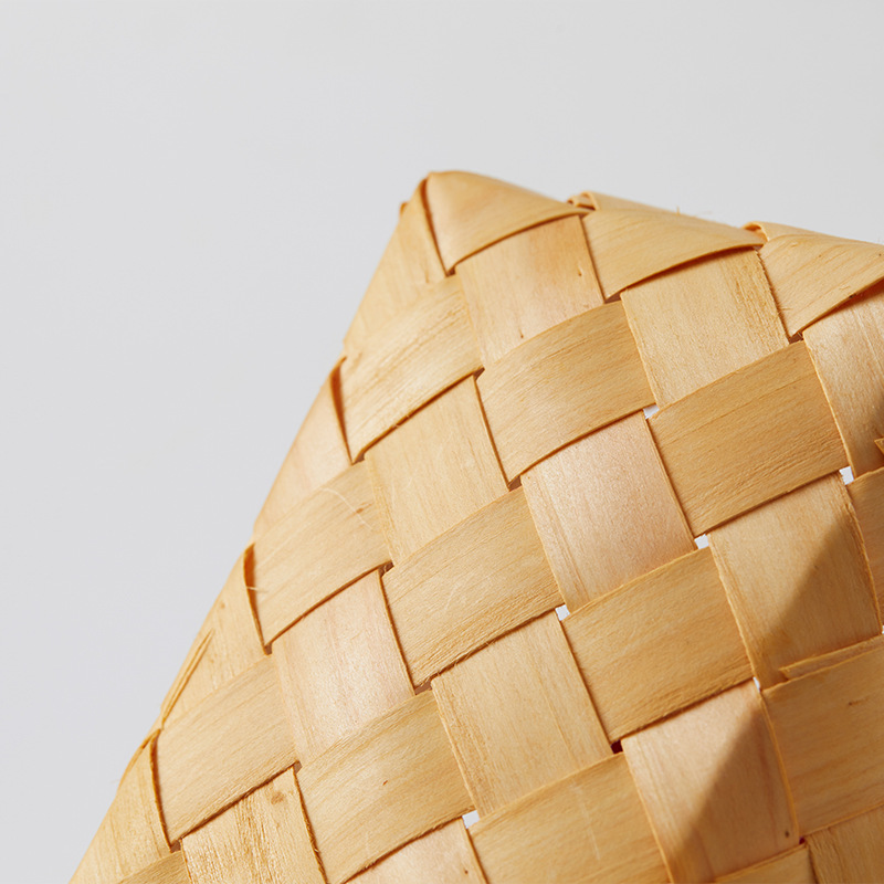 Qiansheng craft handmade wooden woven basket early birth Noble basket gift box hand gift wedding supplies mold blue