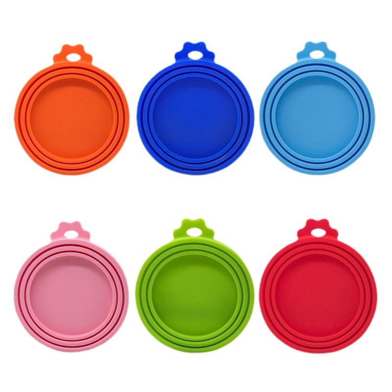 Silicone Pet Canned Lid Universal Spoon Cat Claw Lid Cat and Dog Food Preservation Three-in-One Silicone Sealed Lid Factory