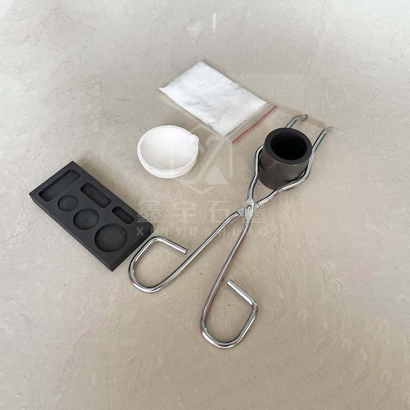 Melting Kit Graphite Crucible Oil Tank Gold Silver Ingot Mold Goldsmith Tools Jewelry Melting Ingot Set