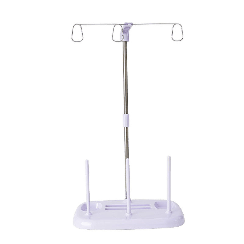 Plastic Three-Spindle Spool Tower Thread Holder Cable Management Rack Household Sewing Overlock Machine Overlock Binding Machine Universal Accessories