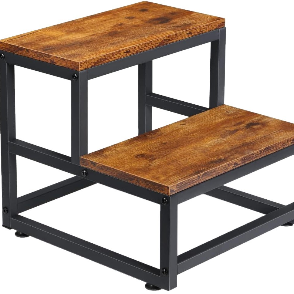 TEMU Cross-border Iron-wood Combination Step Stool Children's Elevated Stool Shoe Changing Stool Multi-purpose Children's Stool Climbing Stool