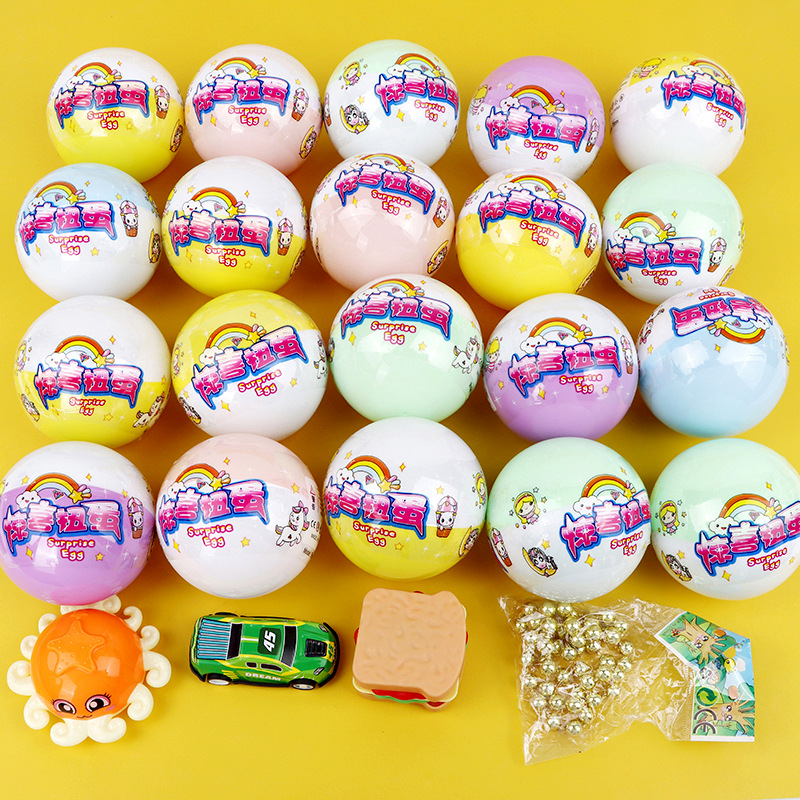 Factory Direct Supply 75mm Gashapon Ball 75mm Surprise Gashapon Gashapon Machine Amusement Machine Gashapon Ball Wholesale