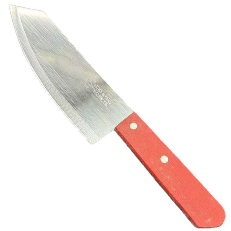 Factory Direct Sale Yiwu Specializes in 173 Dollar Internet-Famous Wooden Handle Kitchen Stainless Steel Knife, Vegetable Knife, Slicing Knife