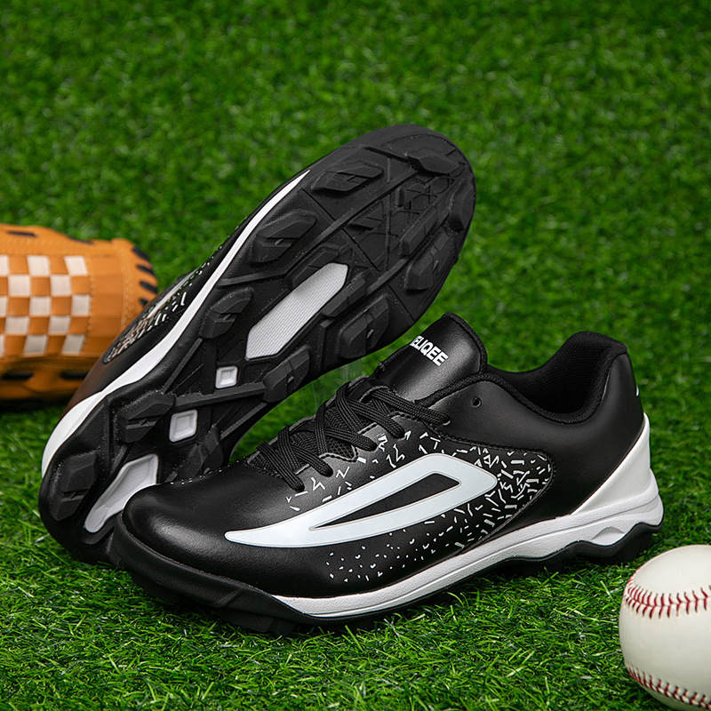 Durable Baseball Sneakers Shock Absorption Midsole Non-Slip Long-Term Use Training Shoes Anti-Wear Design Bulk Order