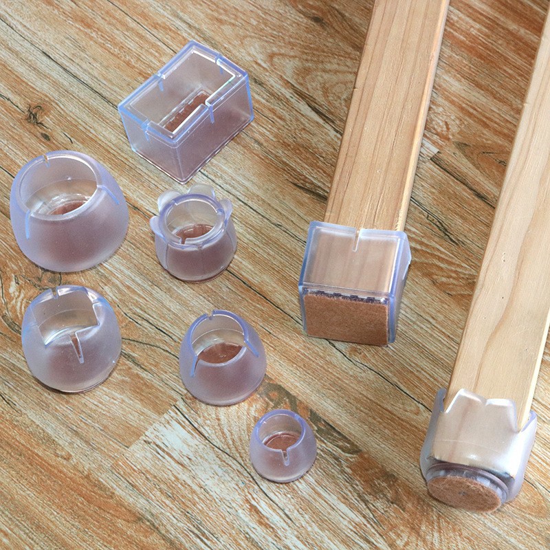 Накладки на ножки стола и стульев, противоскользящие, утолщенные и износостойкие, защитные накладки для ножек табуретов, ножки стола и стульев, мягкие резиновые накладки от падения