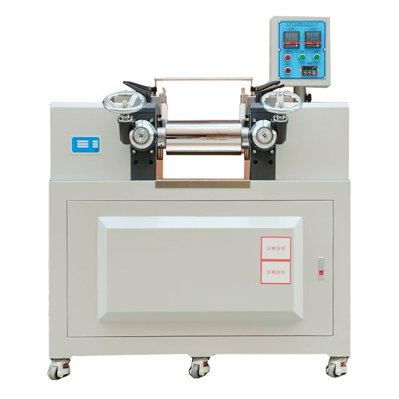 Masterbatch Zhongxin Laboratory Open-Mixer Equipment Roller Speed Ratio 1.21:1 Spacing 0.1~5m