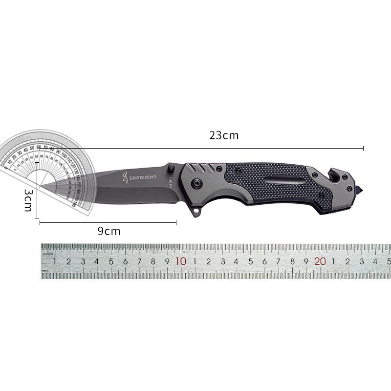 Camping knife outdoor multifunctional knife G10 tactical self-defense knife outdoor survival knife foreign trade cross-border knife wholesale