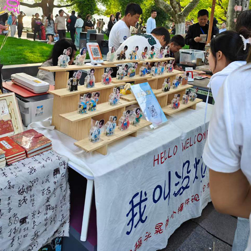 Acrylic Body Template Stand, Rocking Music, Shaking His Head, Automatic Shaking Head Ornaments, Creative Ornaments, Stalls