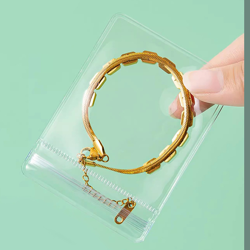 Plastic Pvc Ziplock Bag Jewelry Packaging Bag Buddha Beads Bracelet Jewelry Bag Storage Gift Seal Bag Wholesale