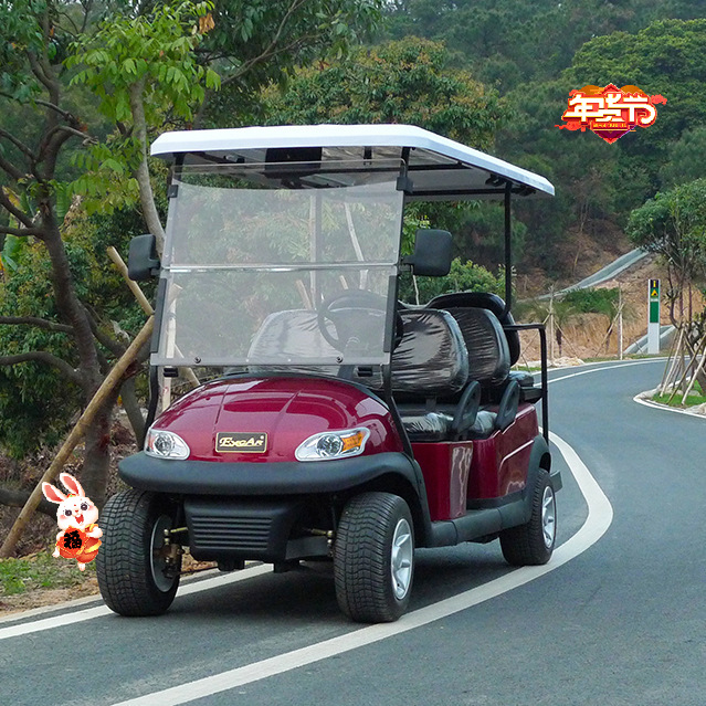 Golf Cart Scenic Spot Tourism Electric Sightseeing Car Four-Wheel Patrol Car New Campus Hotel Reception View Car
