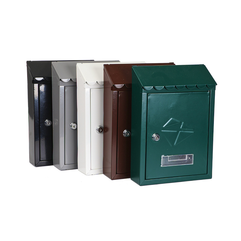Специализация на производстве железных изделий, кросс-бордерный волнообразный ящик для писем в наличии, ключ, 5 цветов