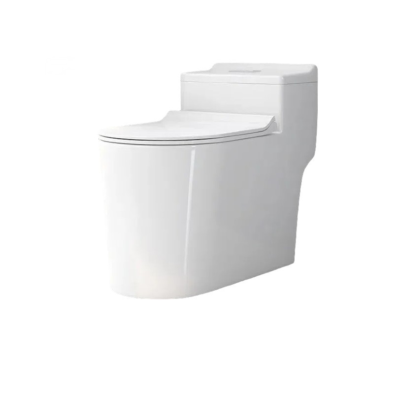 Small Apartment Simple Toilet Household Flush Toilet Siphon Hotel Engineering Toilet Odor-proof Silent Ceramic Toilet