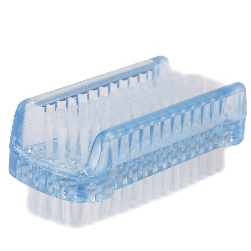 Spot wholesale double-sided nail brush plastic nail powder dust brush multi-function nail brush