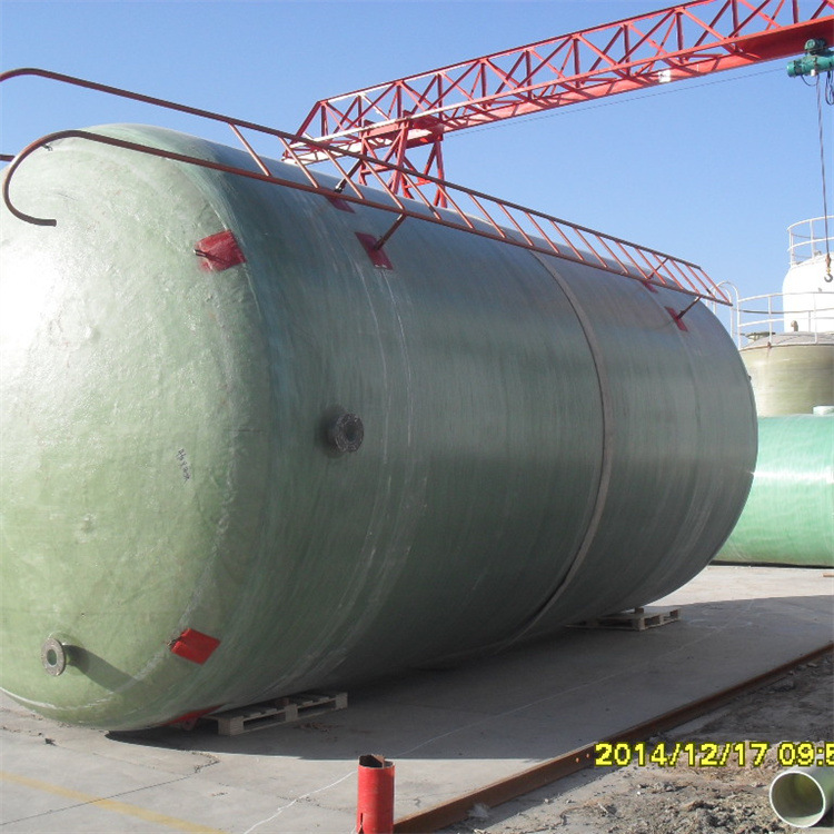 Упакованный угловой стеклопластиковый резервуар для воды и огнестойкости, заводская установка для очистки сточных вод, контейнер, устойчивый к кислотам и щелочам, подземное хранилище, антикоррозийный