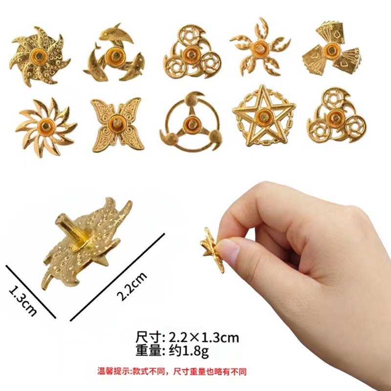 New alloy mini fingertip small top decompression metal Naruto small size mini hand-turning alloy small top