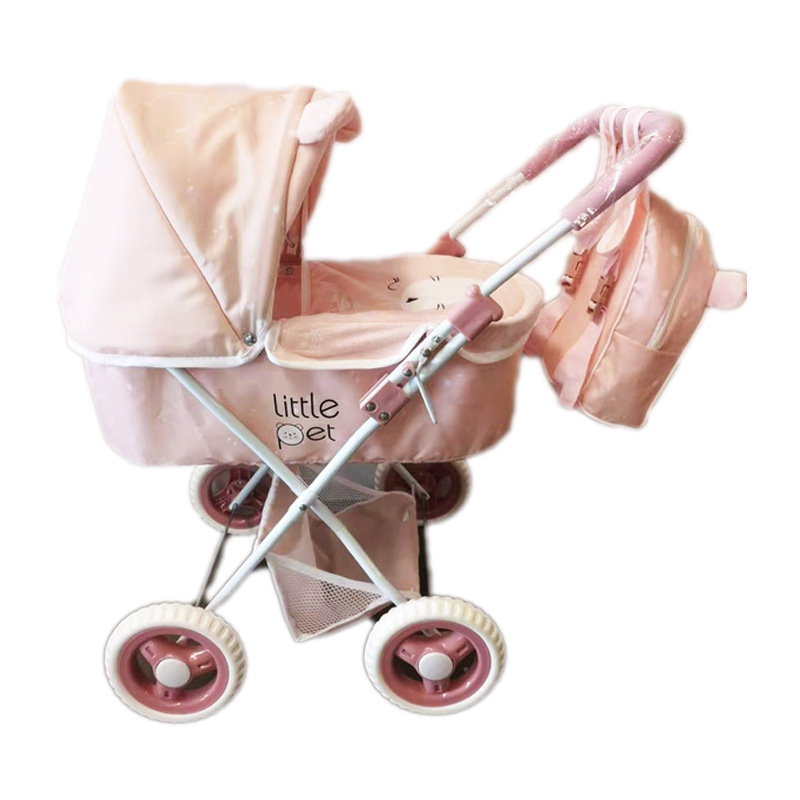 Индивидуальная экспортная детская игрушка тележка для кукол упаковка в цветной коробке