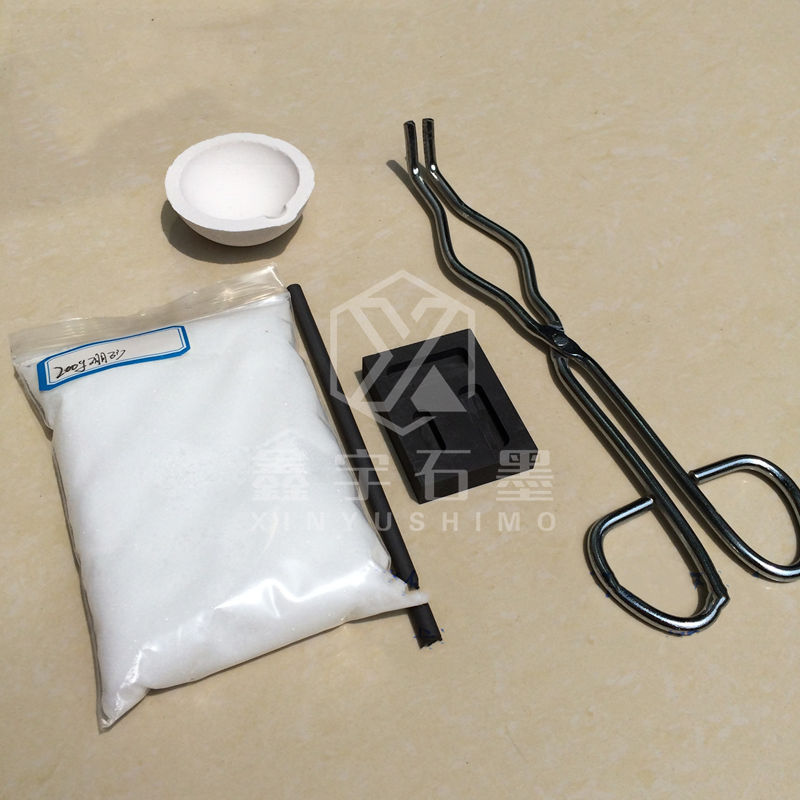 Melting Kit Graphite Crucible Oil Tank Gold Silver Ingot Mold Goldsmith Tools Jewelry Melting Ingot Set