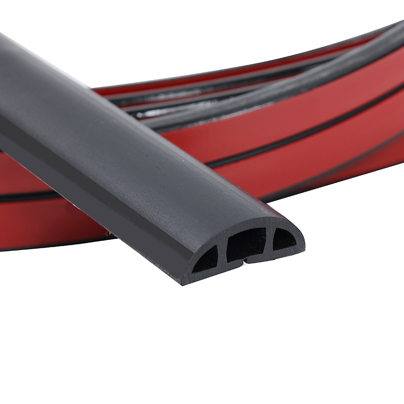 PVC soft trunking flame retardant trunking self-adhesive thickened arc trunking open-mounted indoor home decoration wire trunking