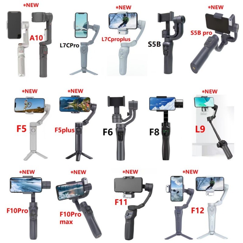 Стабилизатор мобильного телефона ручной трехосевой гимбал для наружного использования горизонтальный и вертикальный антишок складной стабилизатор